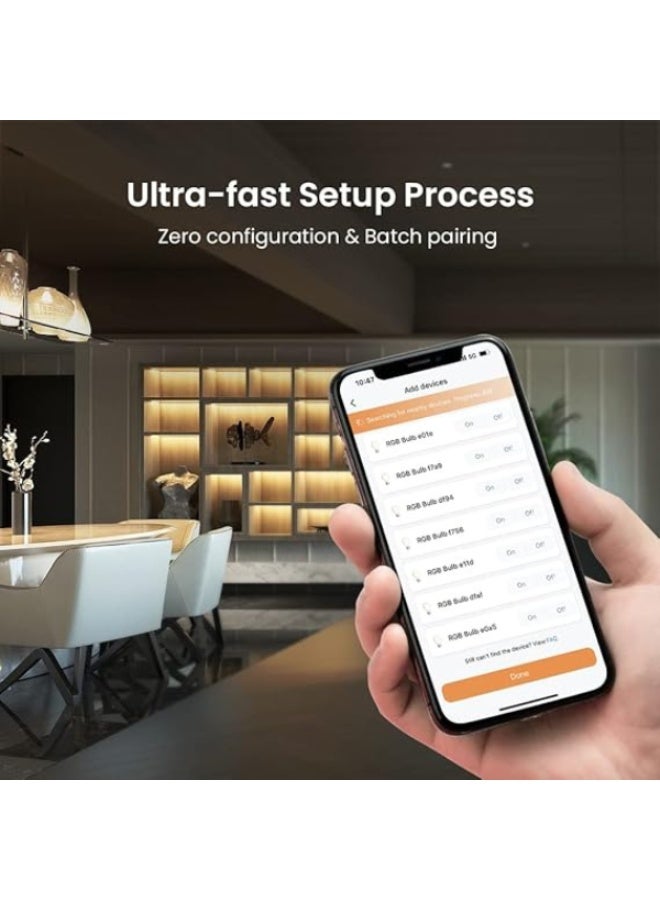 BroadLink LB4E27 Smart Bulb 9W – RGB, Music Sync, Alexa & Google - Image 3