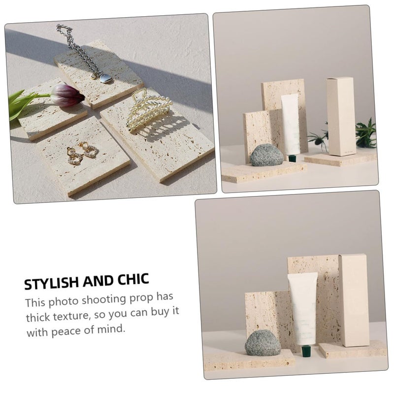 Sewroro Natural Texture Stone Photography Prop 10x10cm Photo Background Accessory - Image 4