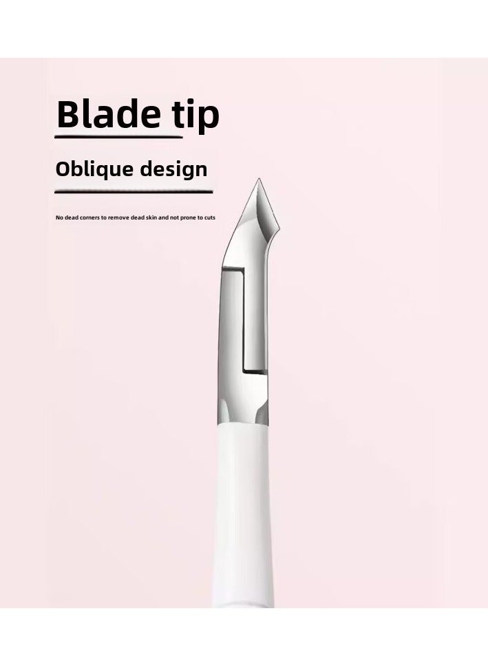 يوكانبي مجموعة 4 قطع من مقصات العناية بالجلد الخاص للمانيكير، مقص إزالة الجلد الميت، أدوات تقليم العناية بالأقدام من الفولاذ المقاوم للصدأ - Image 4