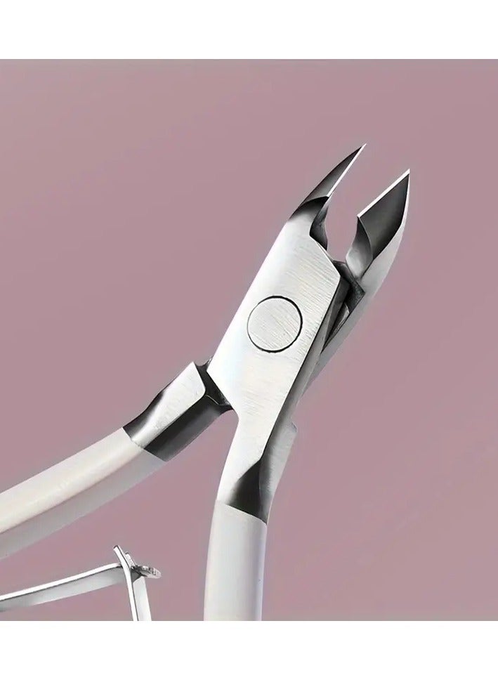 يوكانبي مجموعة 4 قطع من مقصات العناية بالجلد الخاص للمانيكير، مقص إزالة الجلد الميت، أدوات تقليم العناية بالأقدام من الفولاذ المقاوم للصدأ - Image 5