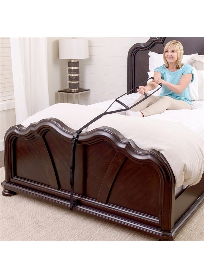 Stander BedCaddie, Pull Up Assist Bed Ladder with Non-Slip Handles for Adults, Seniors, and Elderly, Adjustable Length Bed Lift, Sit Up Helper Bed Assistance, Mobility Aid for Handicapped and Injured  - Image 5