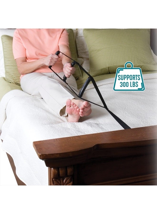 Stander BedCaddie, Pull Up Assist Bed Ladder with Non-Slip Handles for Adults, Seniors, and Elderly, Adjustable Length Bed Lift, Sit Up Helper Bed Assistance, Mobility Aid for Handicapped and Injured  - Image 3