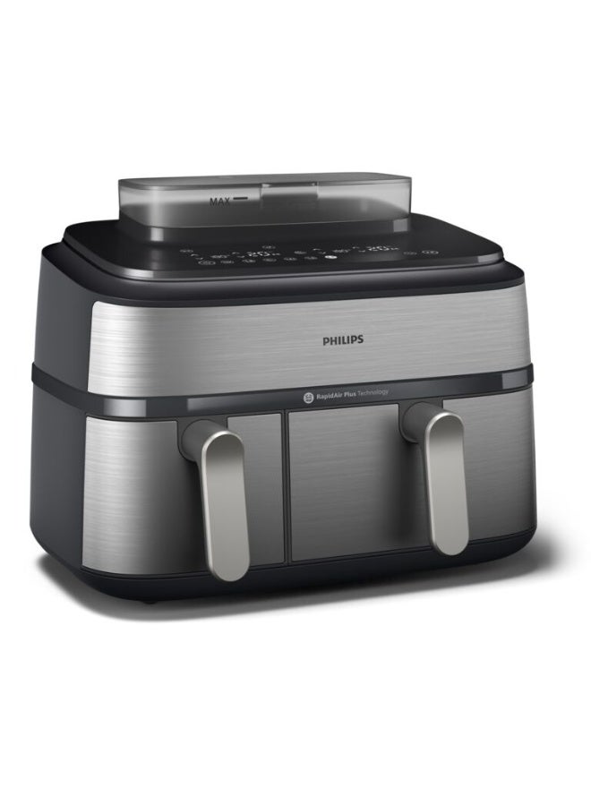 Philips 5000 Series Dual Basket Airfryer 9 L 2750 W NA555/00 black - Image 2