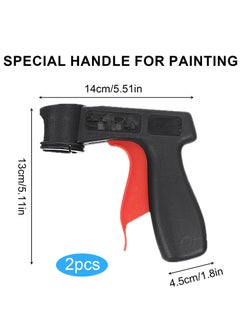 Generic 2 Pcs Spray Can Trigger Grip - Convert Aerosol Cans to Airbrush for Easy Painting  - Image 2