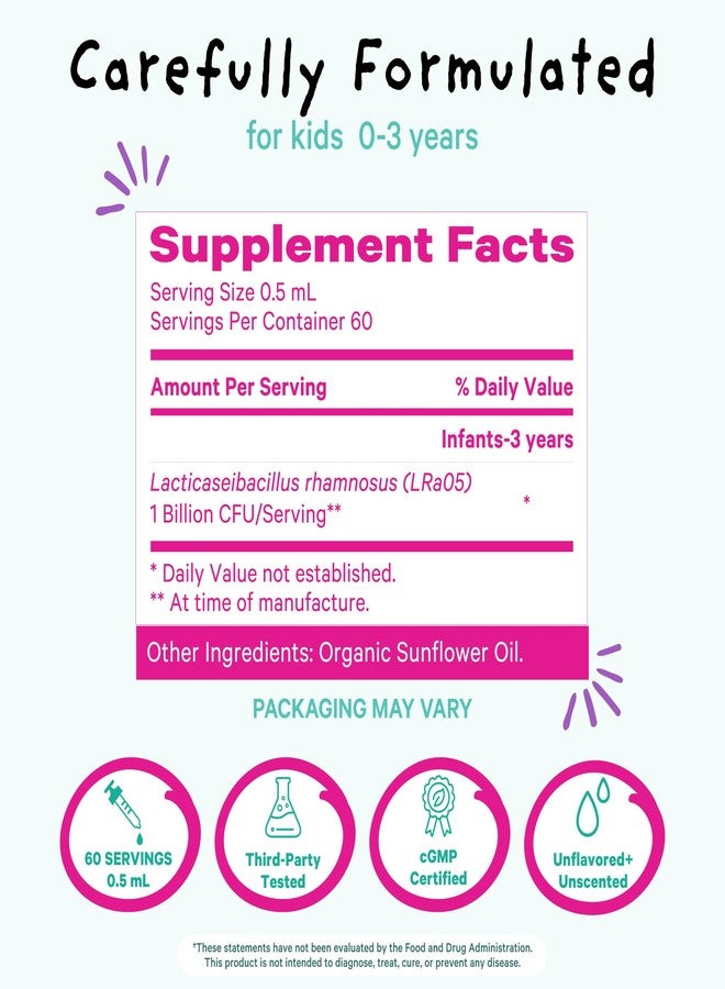 Pink Stork Baby Probiotic Drops, Newborn, Infant & Toddler Probiotics to Help Aid Digestion and Constipation Support, Newborn Essentials - 1 fl oz, 2 Month Supply - Image 4