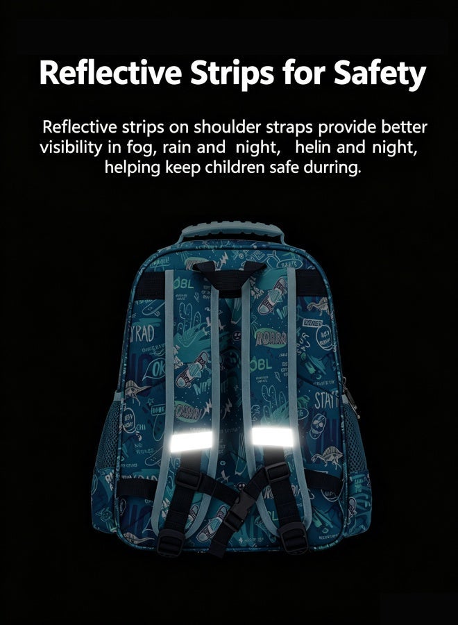 3PCS Unicorn School Backpack 6-10 Years - Lightweight, Ergonomic & Waterproof Back to School Gift - Image 4