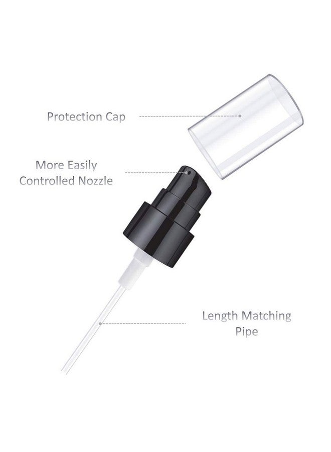 ديفينيز زجاجة ديفينيز متعددة الأغراض ذات كتف مسطح فاخرة، 30 مل مع مضخة لوشن مع غطاء (عبوة من قطعتين)، للسيروم والزيوت العطرية والمزائج والعناية بالبشرة والسفر والتونر ومستحضرات التجميل والمشاريع المنزلية - Image 2