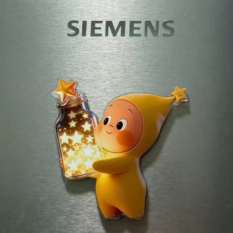 Star Person Rotating Fridge Magnet - Image 2