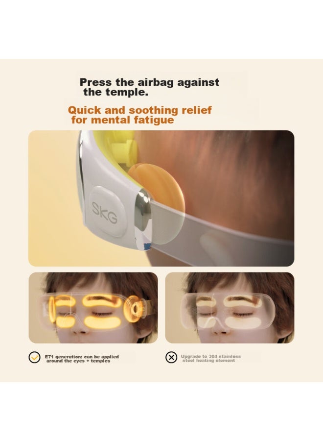 SKG Skg Eye Massager E7, Student And Children's Eye Care Device, Youth Eye Protection Trument, Foldable Portable Hot Compress Massage Eye Mask, Eye Massager, Birthday Gift For Men And Women  - Image 5