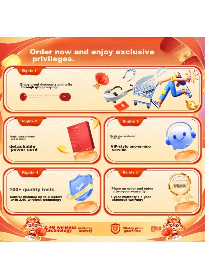 SKG Skg Eye Massager E7, Student And Children's Eye Care Device, Youth Eye Protection Trument, Foldable Portable Hot Compress Massage Eye Mask, Eye Massager, Birthday Gift For Men And Women  - Image 1