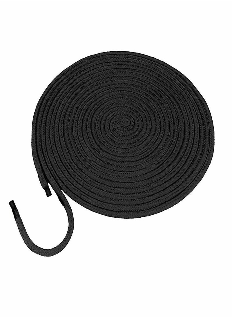 KASTWAVE - 2 Roll 10M Soft Black Cotton Rope, for Wall Hanging, Decor Crafts Projects Macrame Knotting and Home Decoration - Image 1