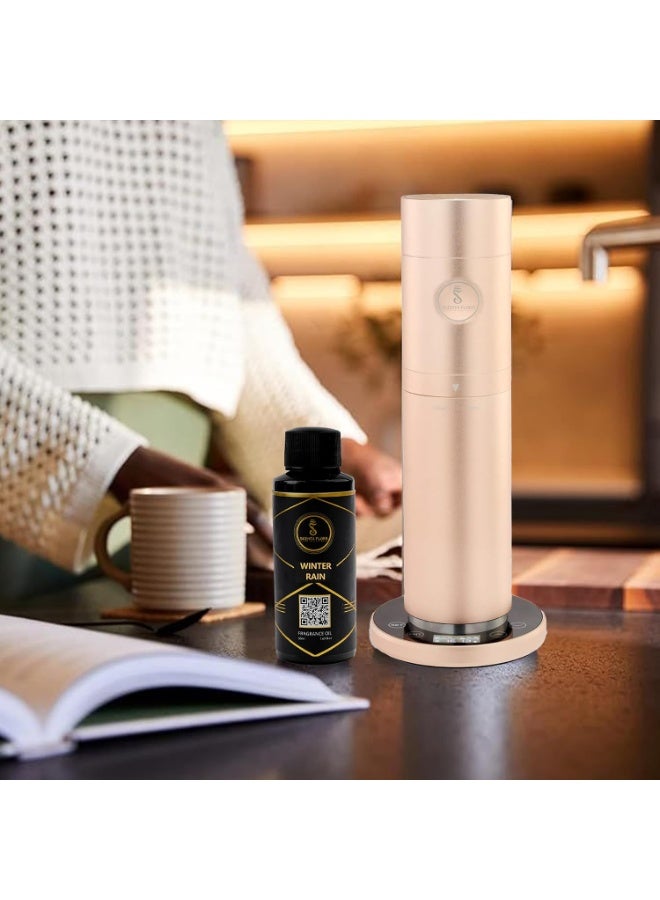 سينتا فلورا SCENTA FLORA Winter Rain Fragrance Oil for Scent Diffusers Aromatherapy 50ml | IFRA Certified | Cozy & Inviting Scent | Perfect for Home, Office & Relaxation Spaces | Long-Lasting Winter Freshness - Image 5