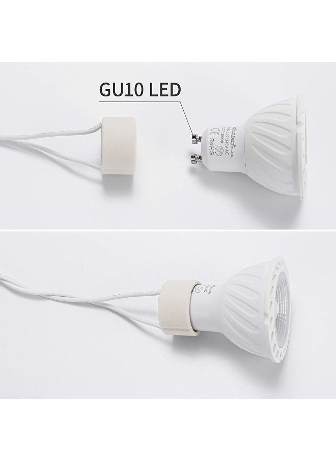 melfi Melfi GU10 Ceramic Socket Lamp Holder Ensures Quality and Durability for LED and Halogen Bulbs (5PCS)  - Image 5