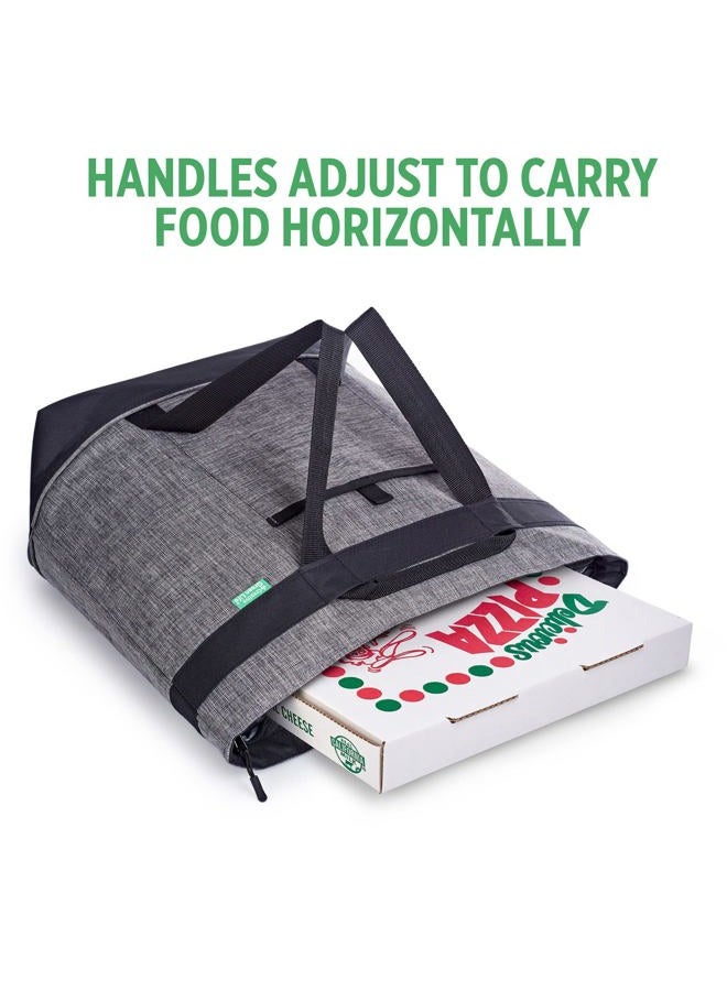 Creative Green Life Jumbo Insulated Cooler Bag (Charcoal) with HD Thermal Foam Insulation. Soft Cooler for Groceries, Food Delivery, Travel, Beach or Picnic - Image 5
