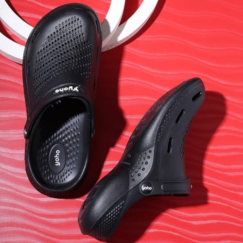 YOHO Classic Clogs for Men | Cushioned Footwear | Lightweight | Waterproof l Stylish - Image 4