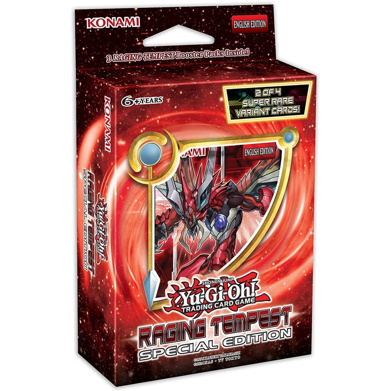Yu-Gi-Oh YuGiOh Cards Raging Tempest Special Edition Deck 3 Booster Packs 2 Super Rare Cards Genuine Cards Multicolor Model 083717831495 - Image 2