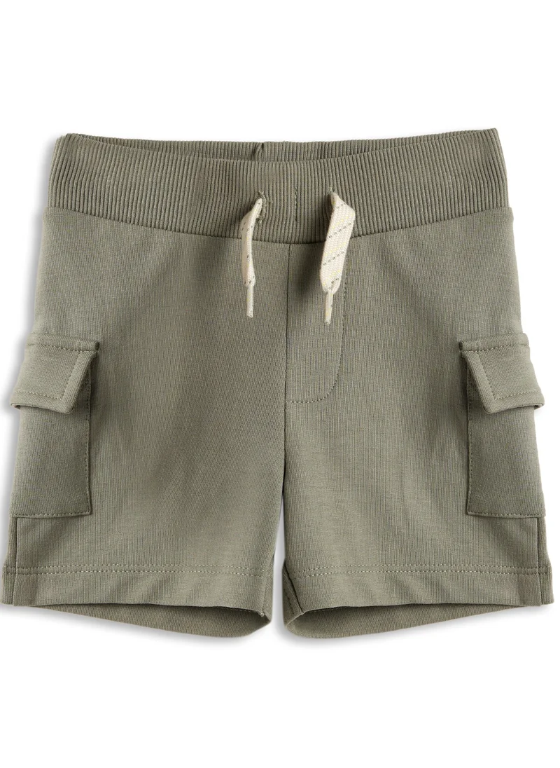 Dirkje BOYS 2 Piece Set - AOP Shirt & Cargo Shorts with Elasticated Waist.