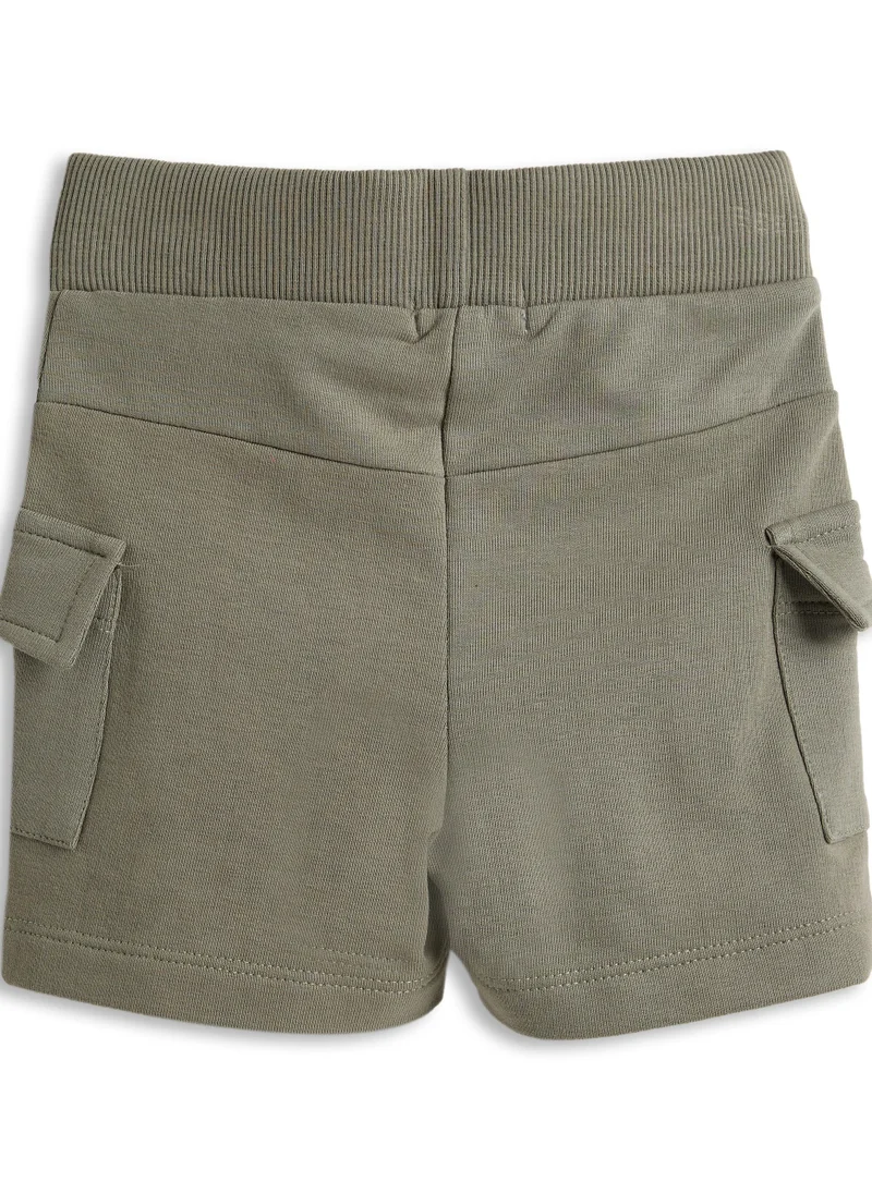 Dirkje BOYS 2 Piece Set - AOP Shirt & Cargo Shorts with Elasticated Waist.