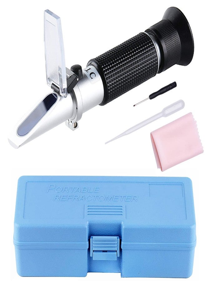 Hallocool Salinity Refractometer For Aquariums,Marine Monitoring,Saltwater Testing Dual Scale 0-100Â‰&1.000-1.070 Specific Gravity Saltwater Refractometer With Automatic Temperature Compensation(Atc) - Image 1