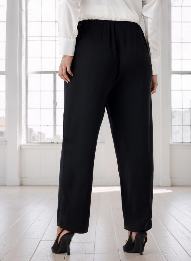 Ulla Popken Plus Size Ulla Popken Trousers with Zip Closure - Image 3