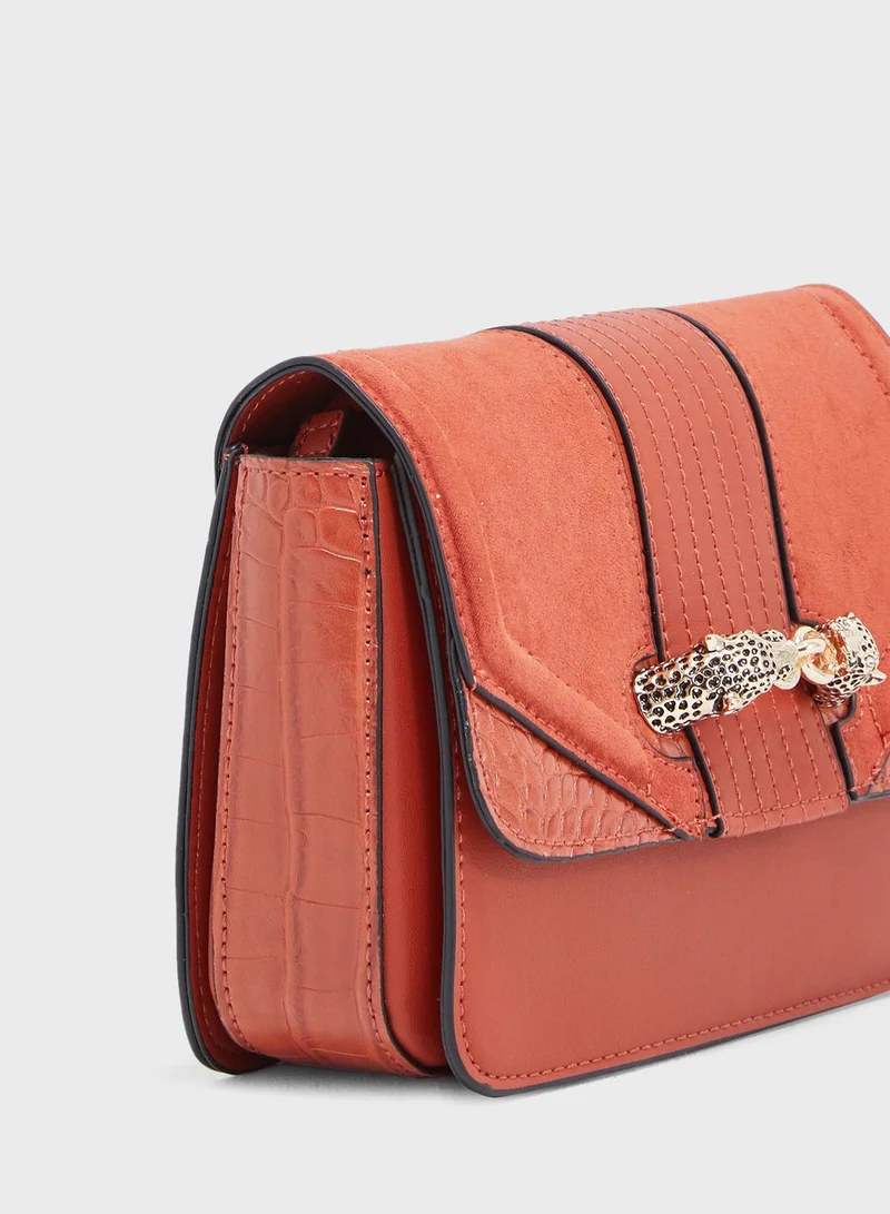 TOPSHOP Cheetah Crossbody