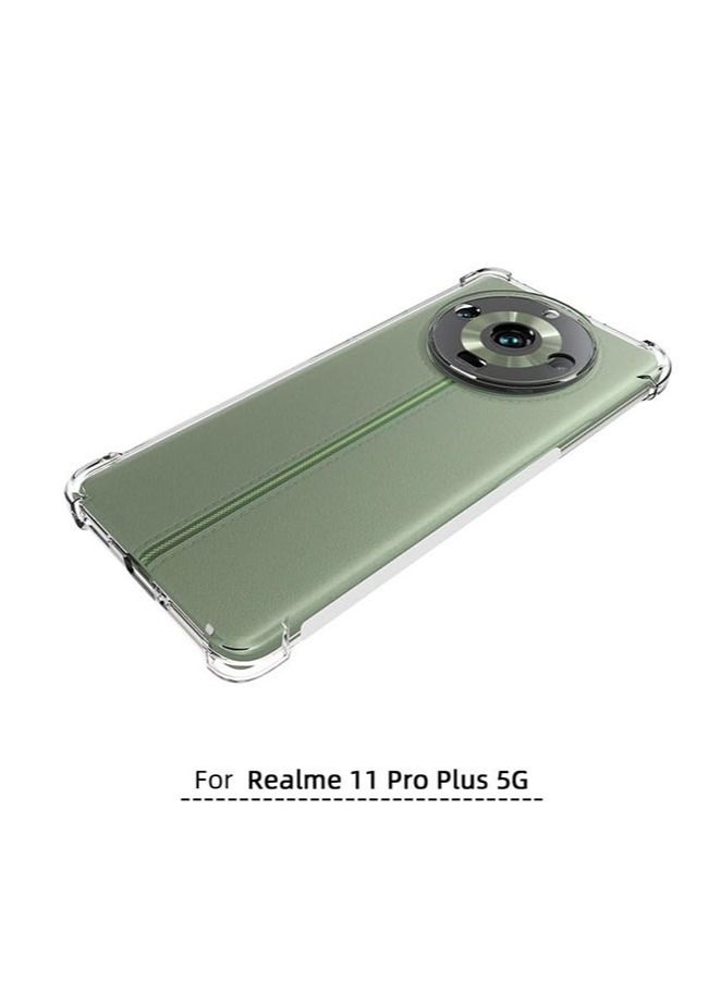 Muyixin Case for Realme 11 Pro 5G Realme 11 Pro Plus 5G Shock-Resistant Flexible TPU Gasbag Protection Rubber Soft Silicone Anti Dropping Phone Cover - Image 3