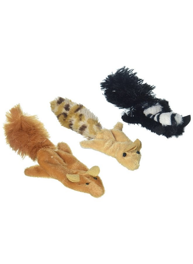 spot Ethical Pet Skinneeez Cat Toys, 3 in. Forested, Creature May Vary, Pack of 4 - Image 1