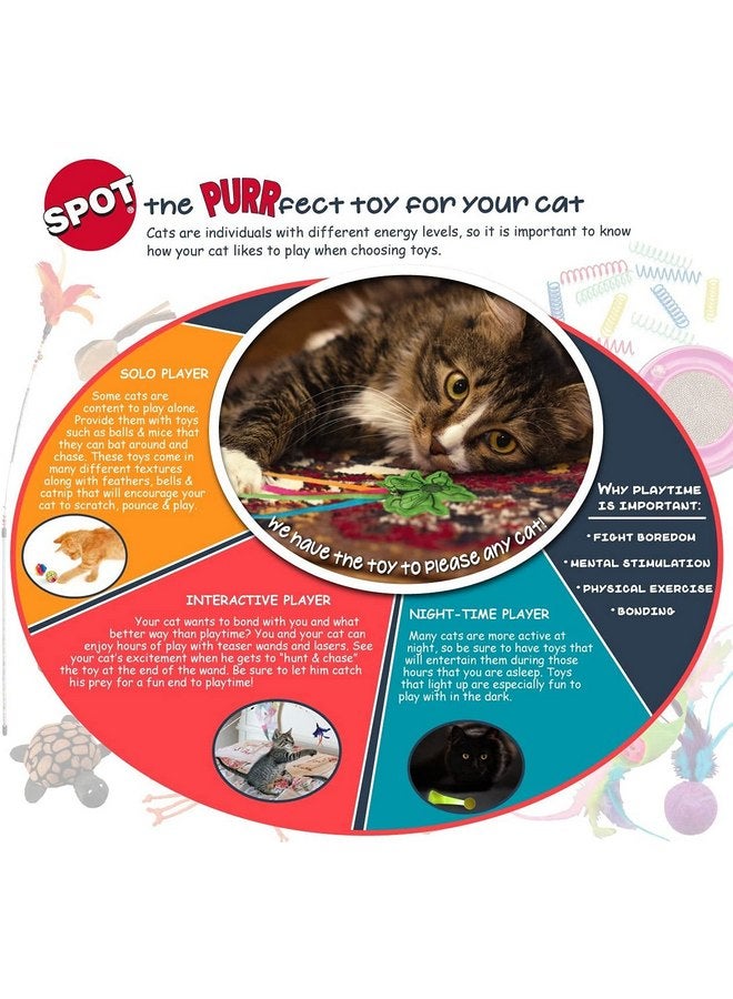 spot Ethical Pet Skinneeez Cat Toys, 3 in. Forested, Creature May Vary, Pack of 4 - Image 4