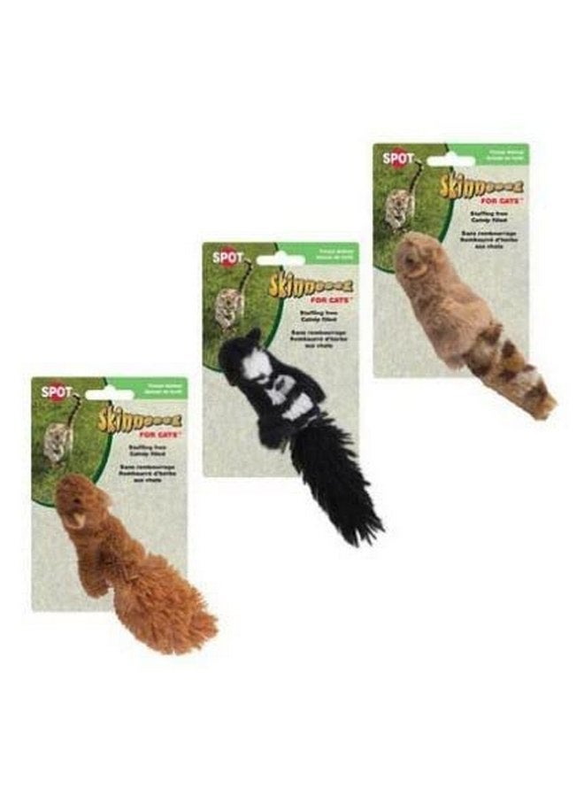 spot Ethical Pet Skinneeez Cat Toys, 3 in. Forested, Creature May Vary, Pack of 4 - Image 5