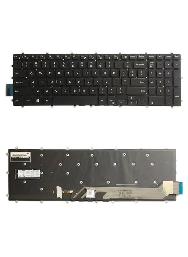 erorex US Version Keyboard with Backlight for Dell Inspiron 7567 7566 7577 7587 7570 7580 - Image 1