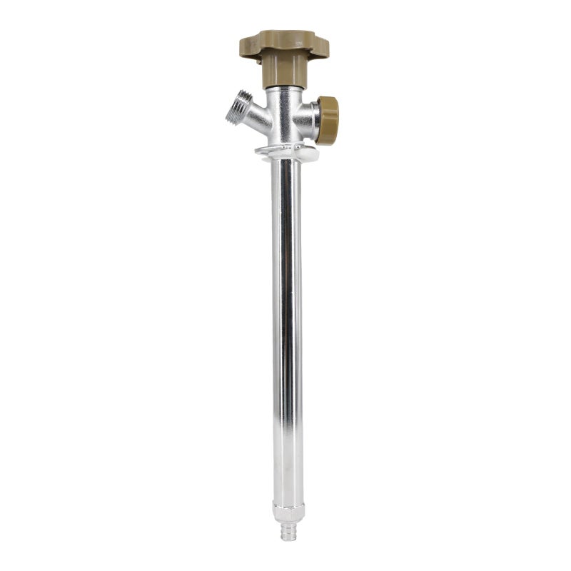 Himaweek 10inch AntiSiphon Frost Free Sillcock Quater Turn 34Inch Hose Bibb x 12Inch PEX EndNo Lead Brass Valve Frost Proof Outdoor Faucet Spigot - Image 2