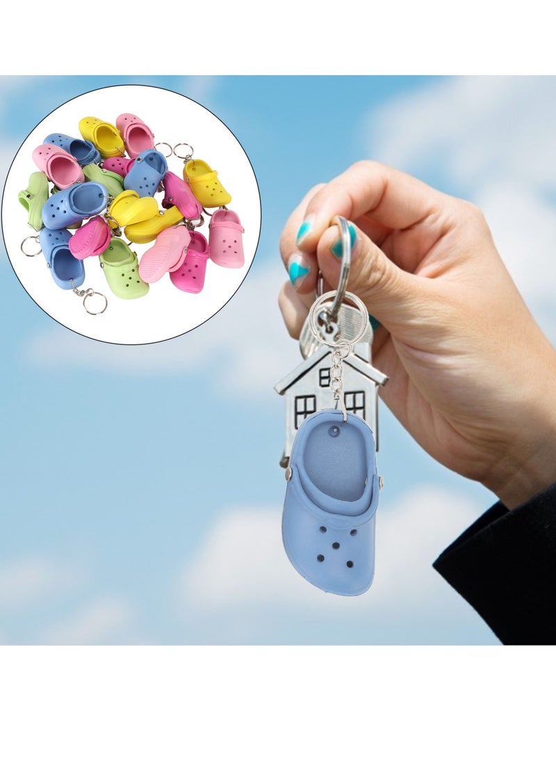 Velaurs 20PCS Crocs keychain Small Shoe Keychain - Image 4
