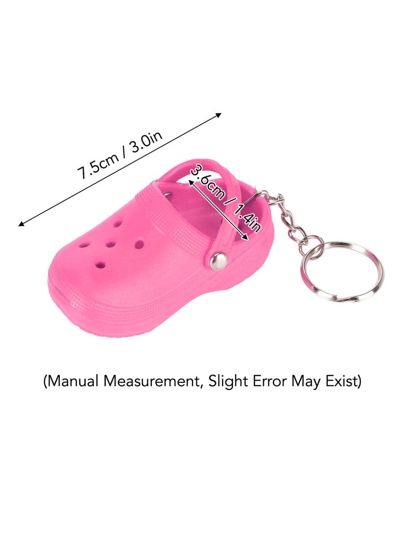 Velaurs 20PCS Crocs keychain Small Shoe Keychain - Image 5