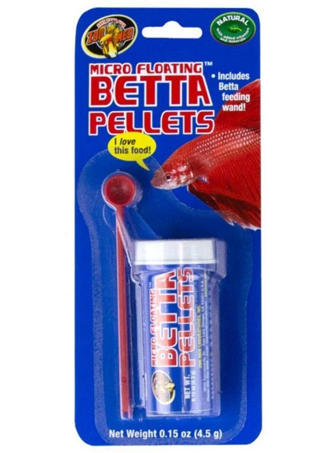 زوو ميد طعام حبيبات صغيرة AZMBP2 من Zoo Med Laboratories لأسماك البيتا، 0.65 أونصة - Image 2