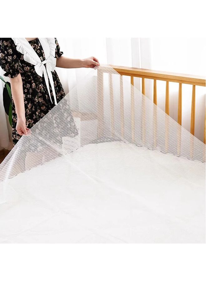 Beige 70.87x78.74 Inch Non Slip Mat Durable Mesh Design For Floor Sofa Mattress Car - Image 2