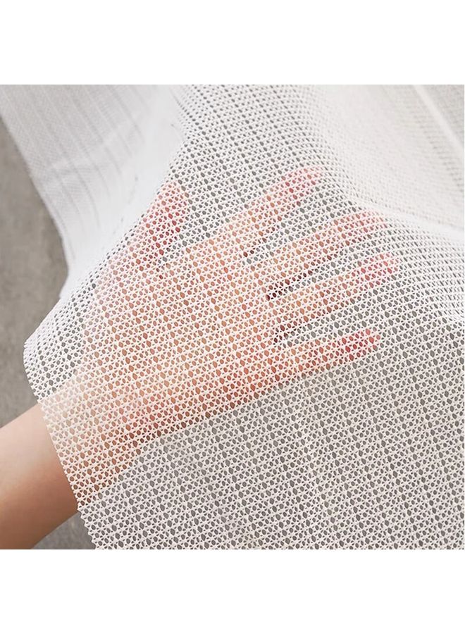 Beige 70.87x78.74 Inch Non Slip Mat Durable Mesh Design For Floor Sofa Mattress Car - Image 1