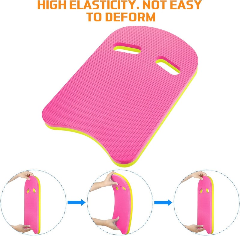 Woanger Kick Board Kickboard Swimming Training U Design Summer Aid Float Equipment Eva Foam with Integrated Hole Handle for Kids Teens Adults Water Pool Accessories - Image 3