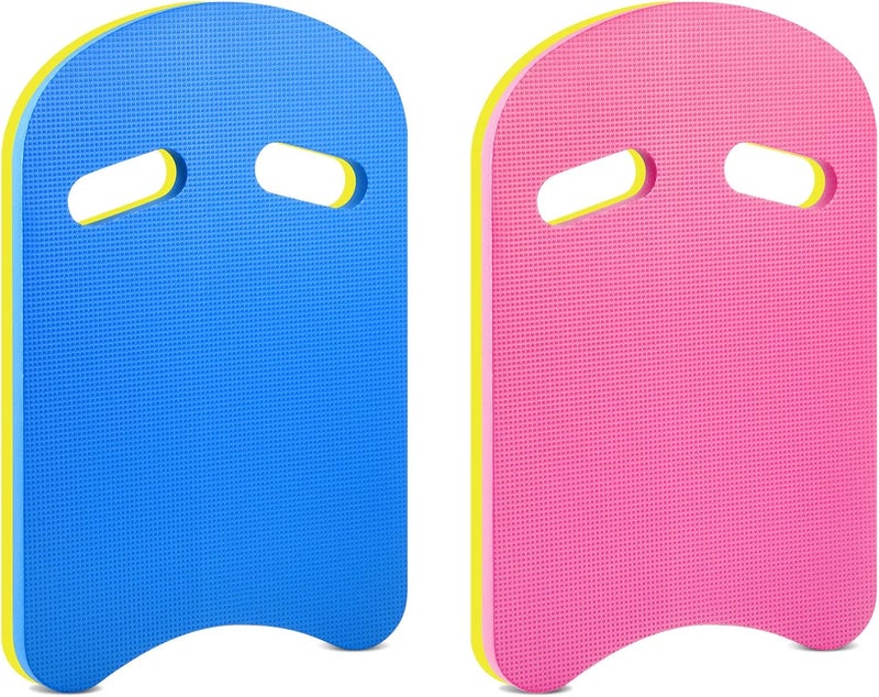 Woanger Kick Board Kickboard Swimming Training U Design Summer Aid Float Equipment Eva Foam with Integrated Hole Handle for Kids Teens Adults Water Pool Accessories - Image 1