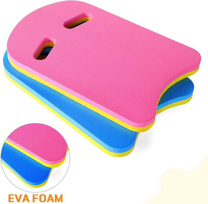 Woanger Kick Board Kickboard Swimming Training U Design Summer Aid Float Equipment Eva Foam with Integrated Hole Handle for Kids Teens Adults Water Pool Accessories - Image 4