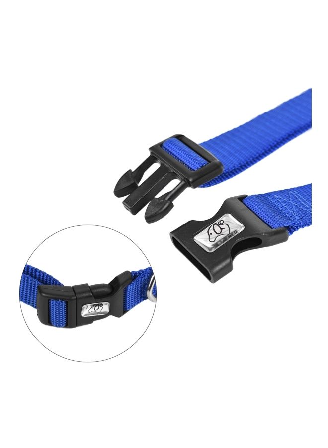 NIBEMINENT 3-Piece Adjustable Collar, Harness And Leash Set Blue/Black - Image 5