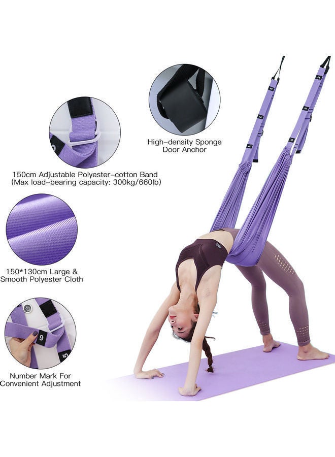 NIBEMINENT Stretching Band Adjustable Training Belt Yoga Belts Back Bend Strap Assist for Home Fitness Exercise Body Building 30*15*28cm  - Image 5