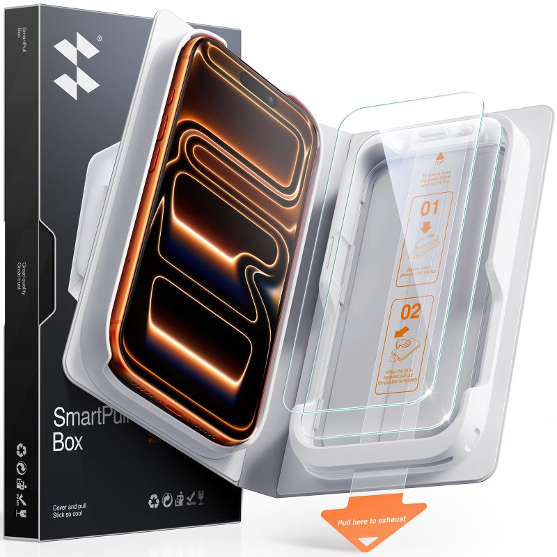سمارت ديفل SMARTDEVIL 2 Pack CrystaShield for iPhone 17 Pro Max Screen Protector - Image 1