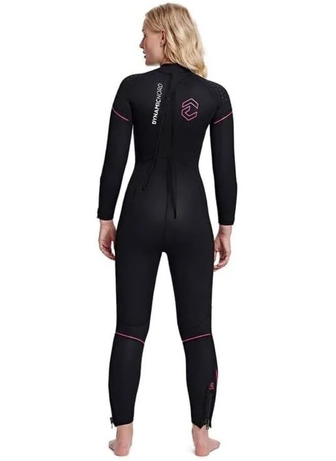 DYNAMICNORD DYNAMIC NORD FULLSUIT WOMEN 3MM SL-32 BLACK/PURPLE  - Image 4
