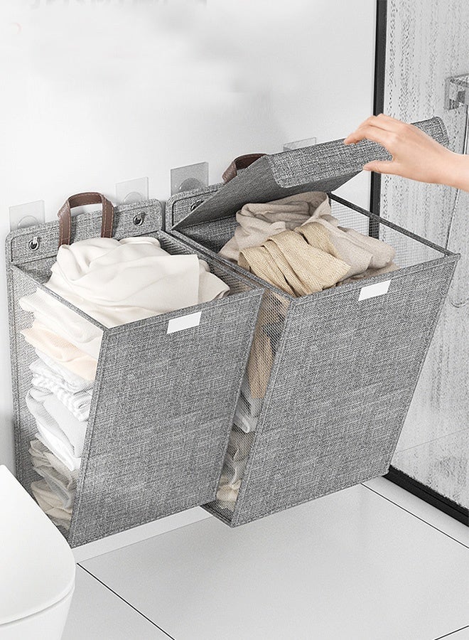 SenRan Large-Capacity Breathable Mesh Laundry Basket - Image 3