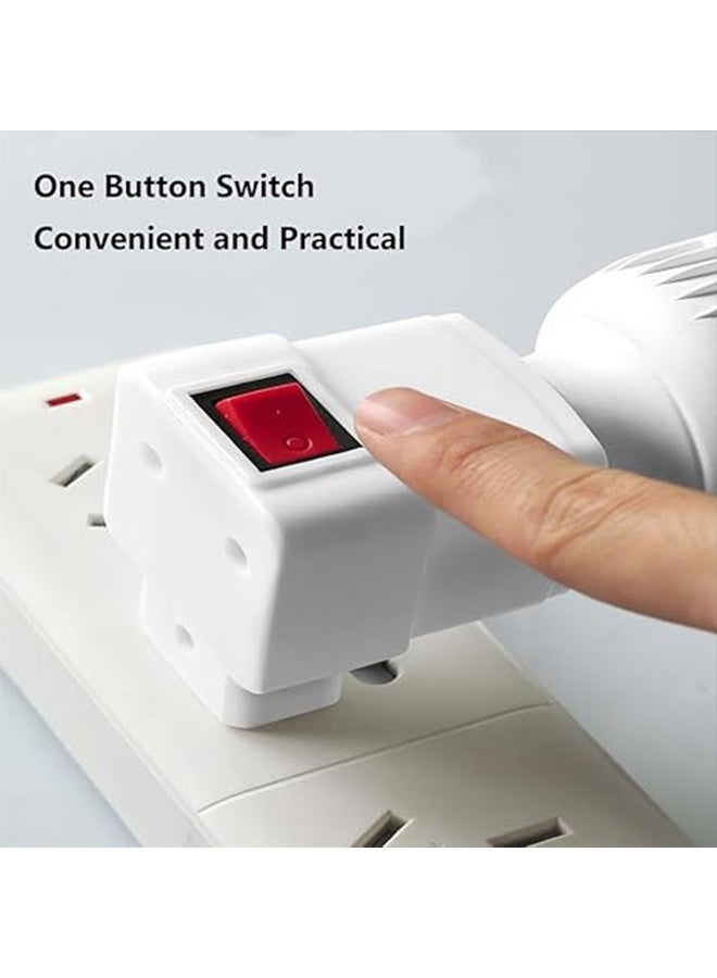 4 Pack E26/E27 Socket Extension Adapter with Switch,Plug-in Light Socket,Convert Outlet to Light Bulb Socket - Image 3