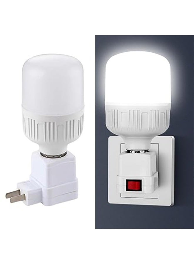 4 Pack E26/E27 Socket Extension Adapter with Switch,Plug-in Light Socket,Convert Outlet to Light Bulb Socket - Image 4