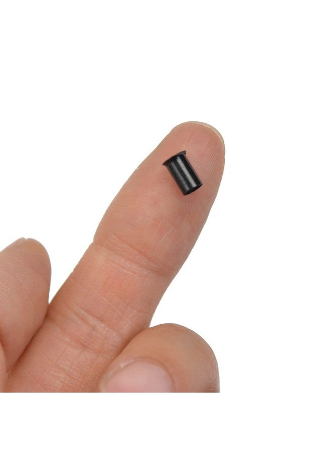 يتبيت 500 قطعة 3.4 ملم مايكرو لينك الدائري أنابيب النحاس الخرز غير السيليكون ميكرولينك الخرز لوصلات الشعر (أسود) - Image 5