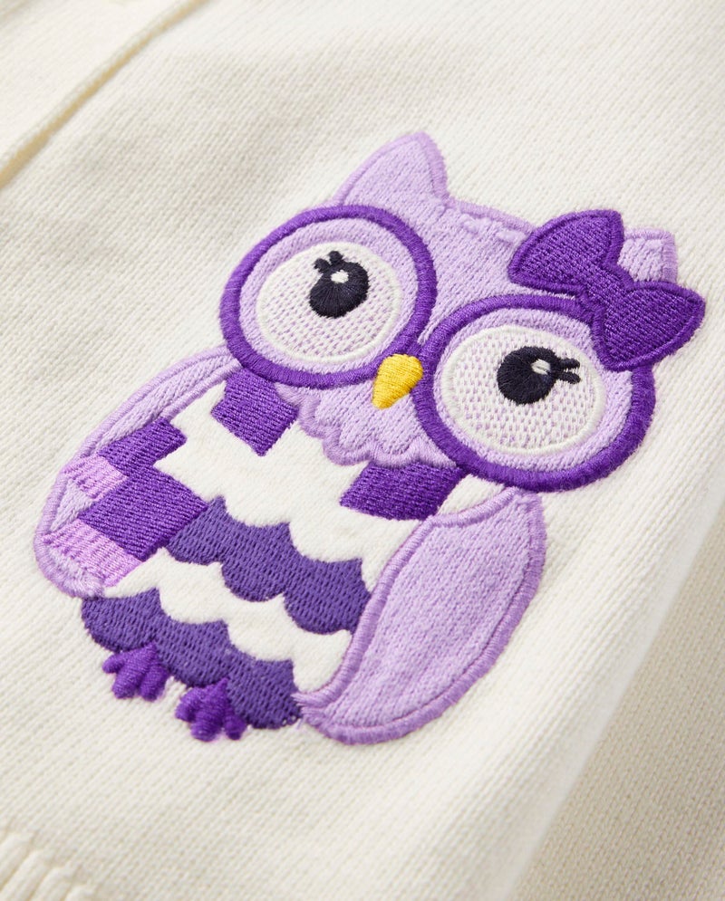 Gymboree,and Toddler Long Sleeve Cardigan Button Up Sweater,Owls,7 - Image 2