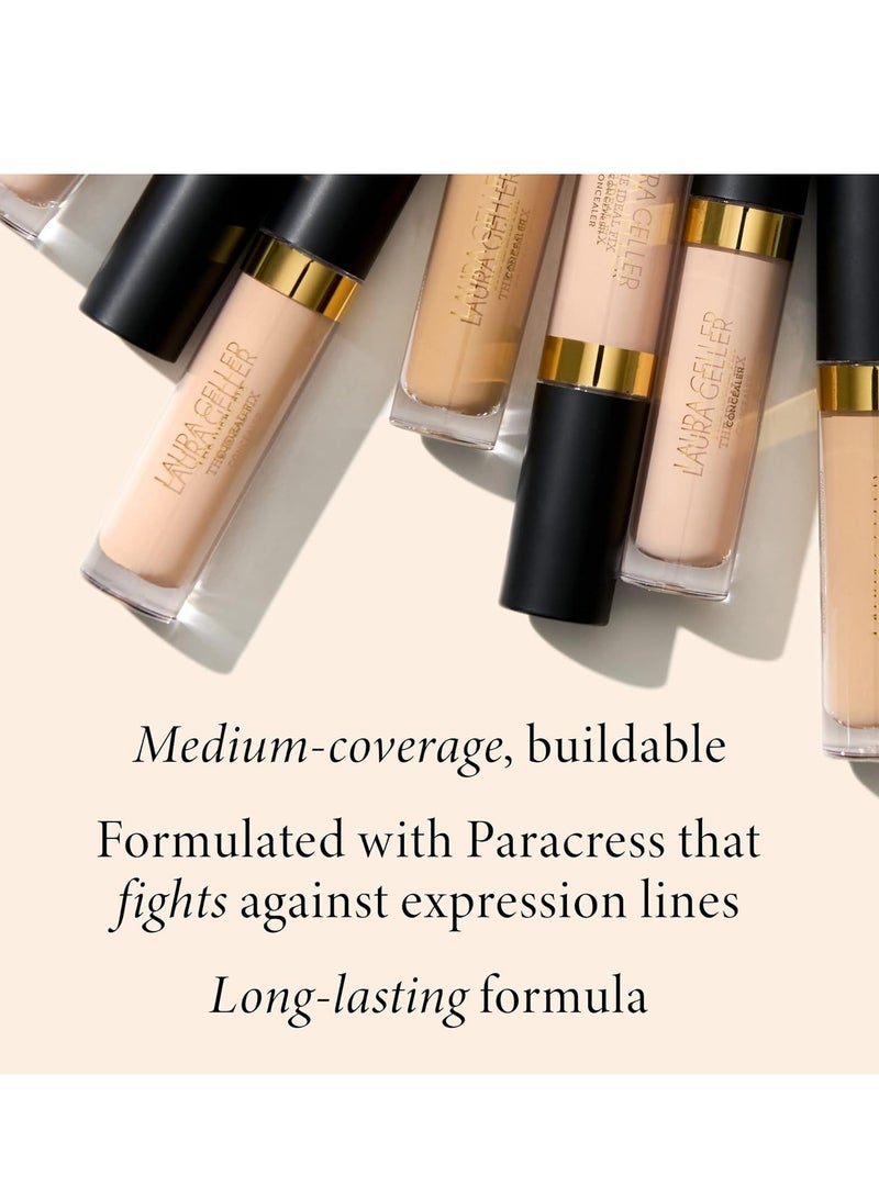 LAURA GELLER NEW YORK The Ideal Fix Concealer Fair Buildable Medium to Full Coverage Liquid Concealer Covers Under Eye Dark Circles and Blemishes Long Lasting - Image 3