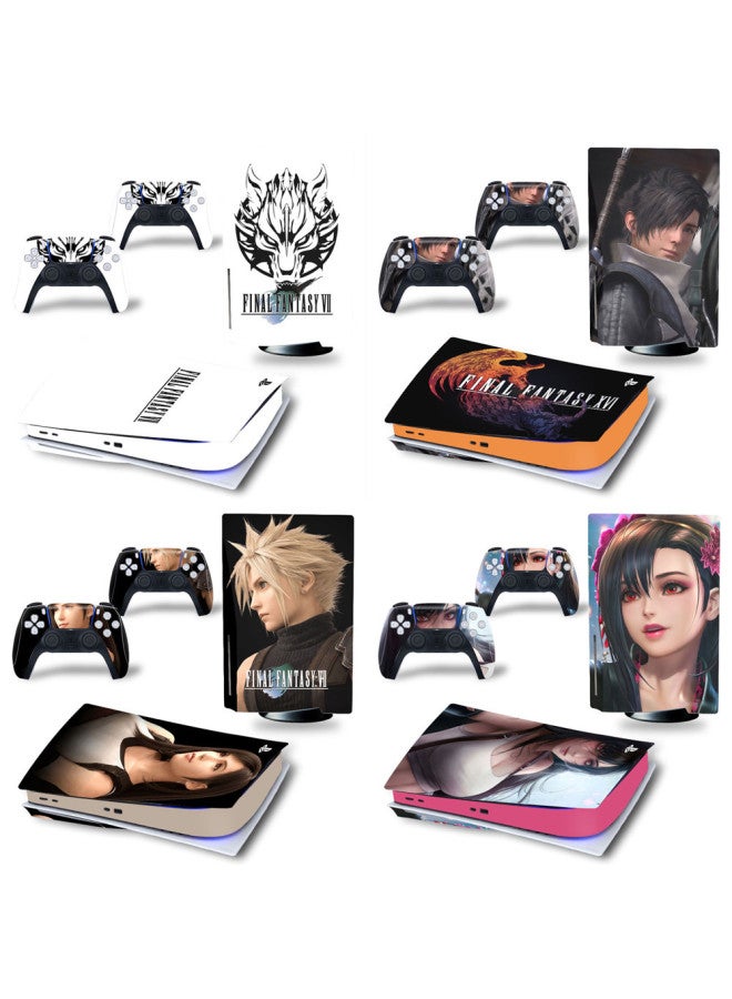 general Optical Drive Version PS5 Body Sticker Game Sticker Cartoon Protective Film Body Sticker Final Fantasy 12-Color:TN—PS5Disk—8623 - Image 2